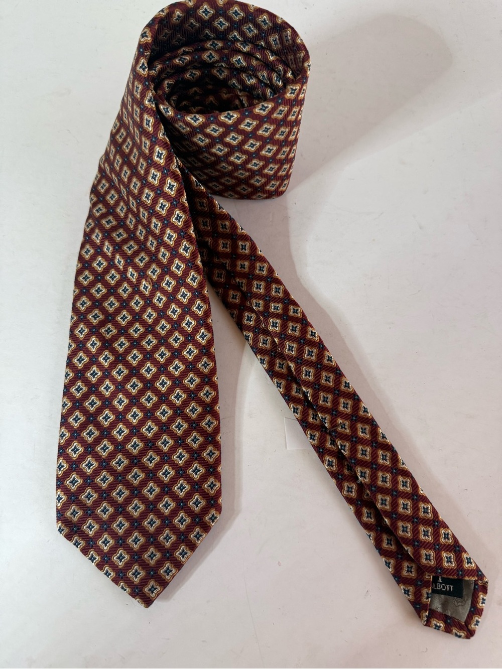 👔 Robert Talbott Geometric Silk Tie 👔